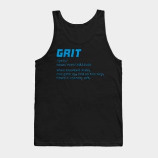 Grit Lions Definition  Funny Detroit City Tank Top